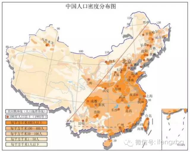 黑河地区总人口_读图.回答12 16题.我国人口密度最大的地区是 A.西北内陆B.东部(2)